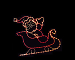 Santa Christmas Light Displays