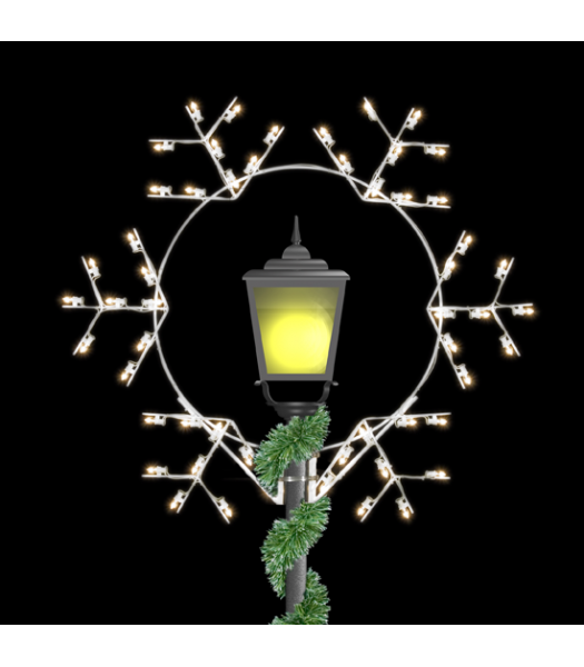 5' Winterfest Forked Snowflake