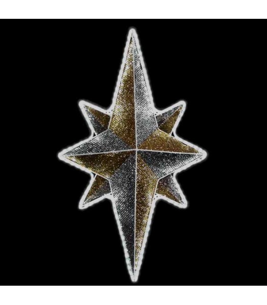 Glitter Mesh Star of Bethlehem