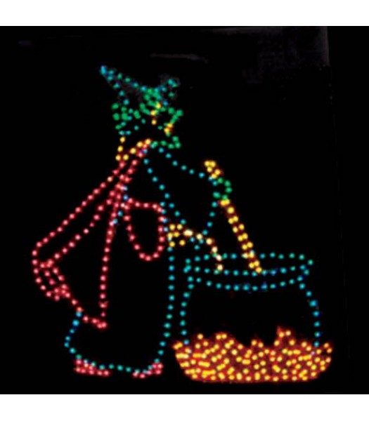 10' x 10' Witch with Cauldron