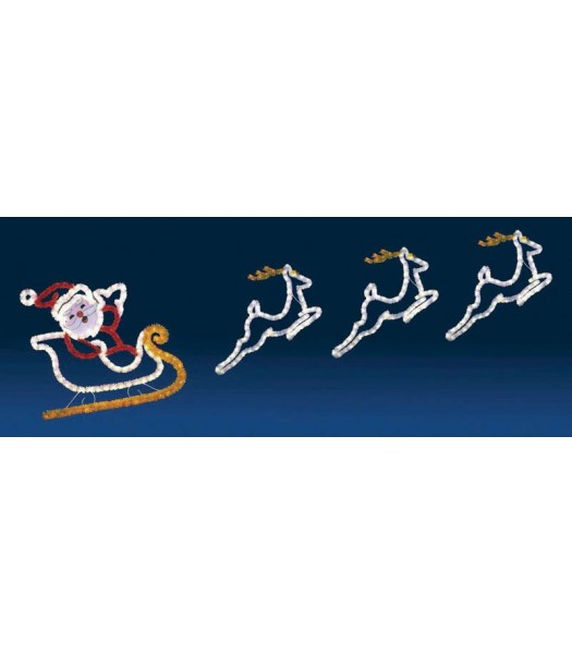 6 1/2' Santa and Sled