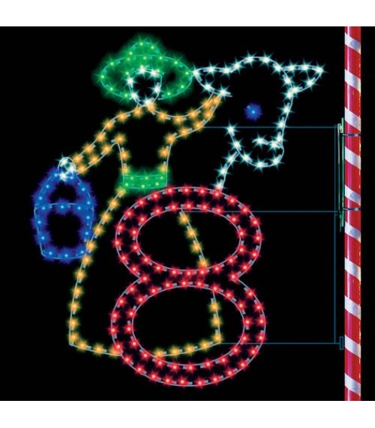 7' Eight Maids Milking