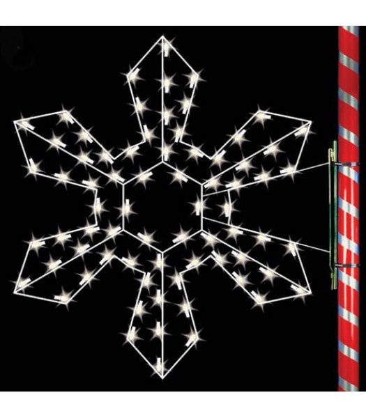 5' Silhouette Northwest Snowflake All American Christmas Co
