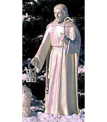 Life Size - Joseph with Staff - Iridescent Pearl Finish
