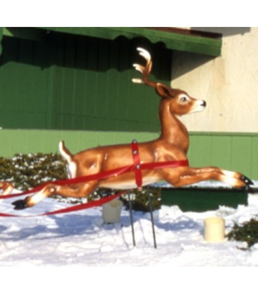 Fawn Reindeer (Leaping)