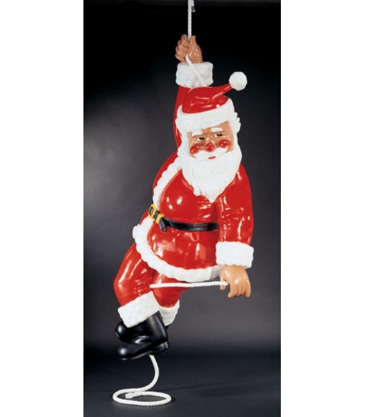 Santa on rope