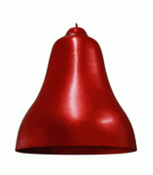Fiberglass Glitter Bell