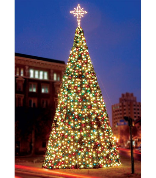 LED Natural Garland Panel Tree