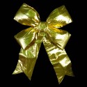 Velvet 3D Structural Bow in Gold