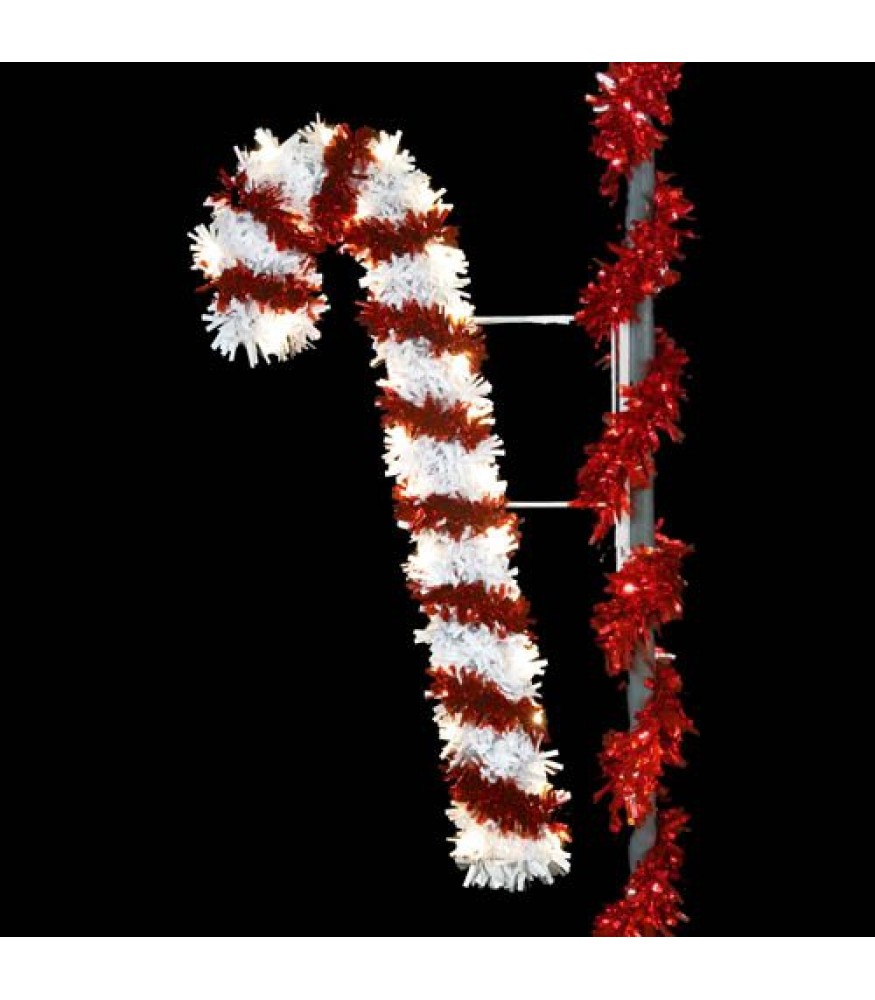 Pole Mount Classic Candy Cane All American Christmas Co