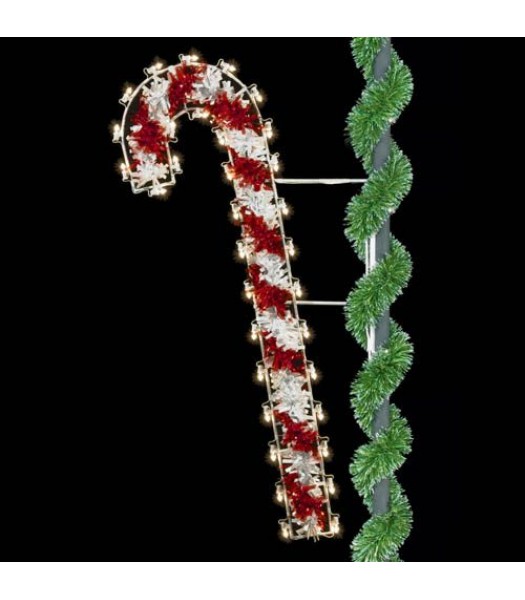 6' Enhanced Classic Candy Cane