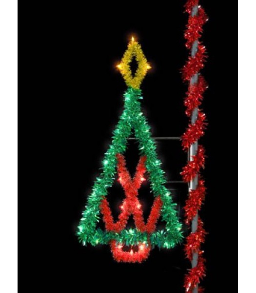 8' Sparkling Starburst Tree