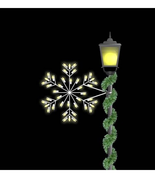 2' Deluxe Forked Snowflake